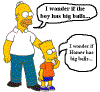 Homer with Bart